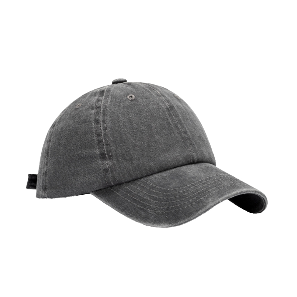 Unisex vintage vasket distressed baseball-cap twill justerbar